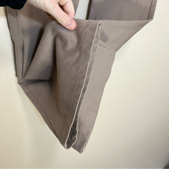 BetaBrand Classic Bootcut Dress Pant Yoga Pant Tan Khaki Twill Size Small - Picture 4 of 11